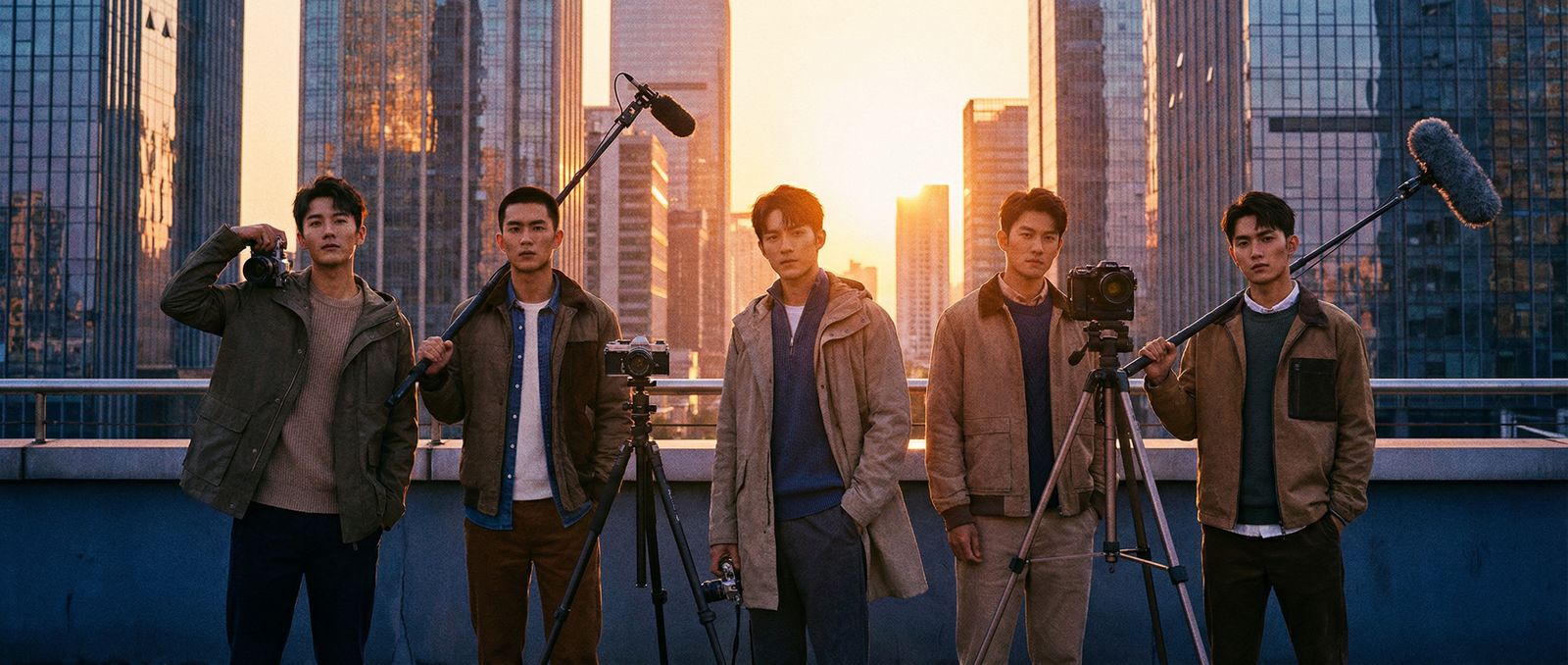 明星传媒户外拍摄团队